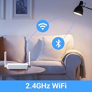 white smart light bulbs 2.4Ghz WiFi Bluetooth