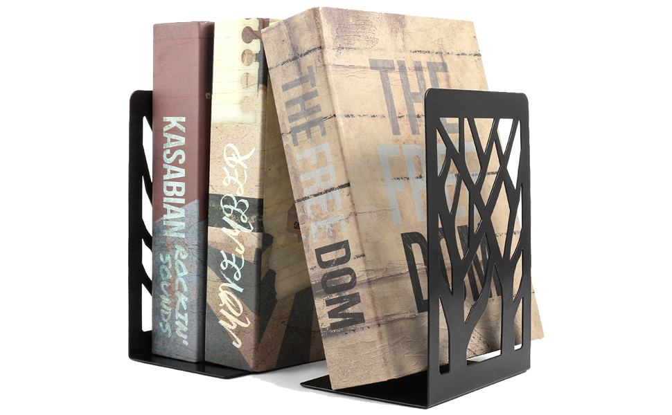Book Ends, Bookends Heavy Duty, Aileese Book End Holder for Shelves