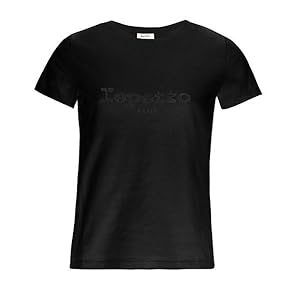 Amazon.co.jp: [レペット] logo T shirt レディース