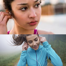 silicone rubber earbuds tips, eartips