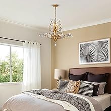 bedroom chandelier
