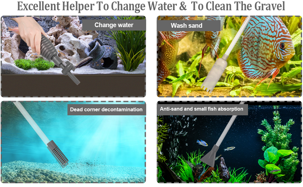 Aquarium Gravel Cleaner Water Changer