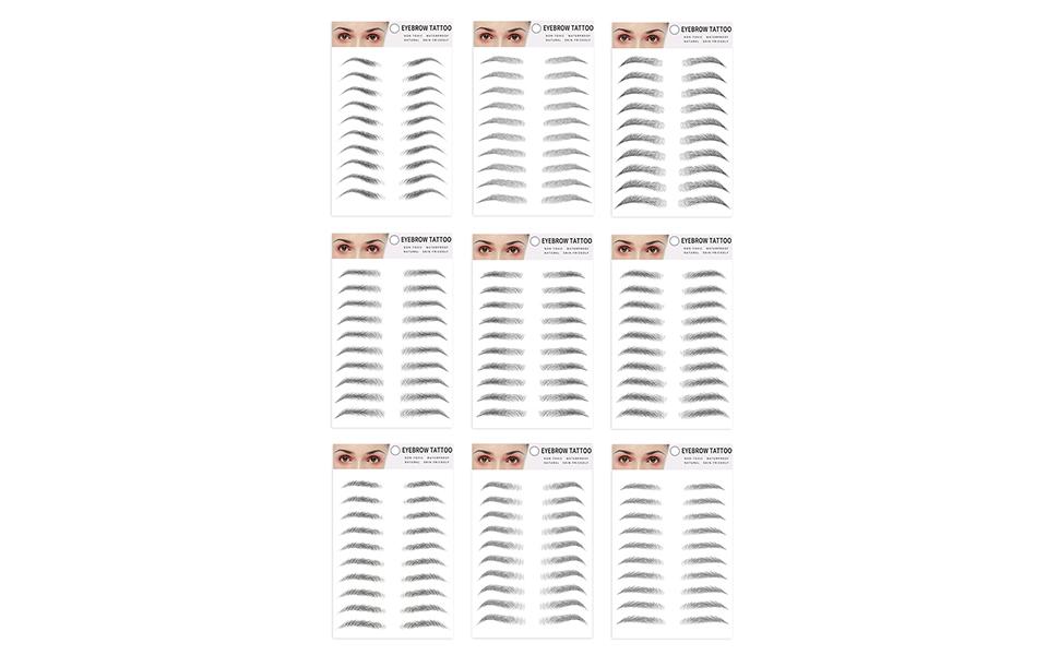 Eyebrow Stickers - Temporary Brows
