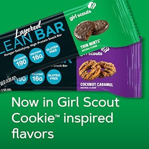 now in Girl Scout Cookie inspired flavors