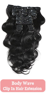 Body Wave Clip in Hair Extension