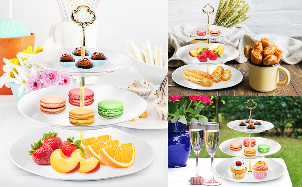 Smart Nice 5 Sets Cake Stand Fittings Kits Cake Plate Stand Fittings