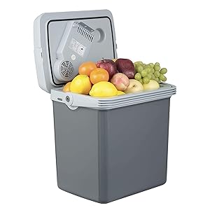 WOLTU Mini Frigo Portatile 22L Per Auto E Ufficio Frigorifero Piccolo Grigio A++ 19 1
