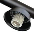 kithen island light with 3 metal shade