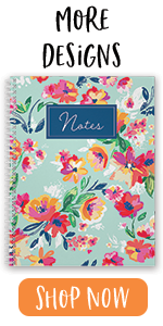 softcover, spiral notebook, 8.5" x 11", notes