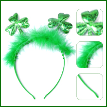 st patricks day headband
