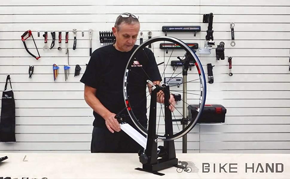 bikehand bike wheel truing stand
