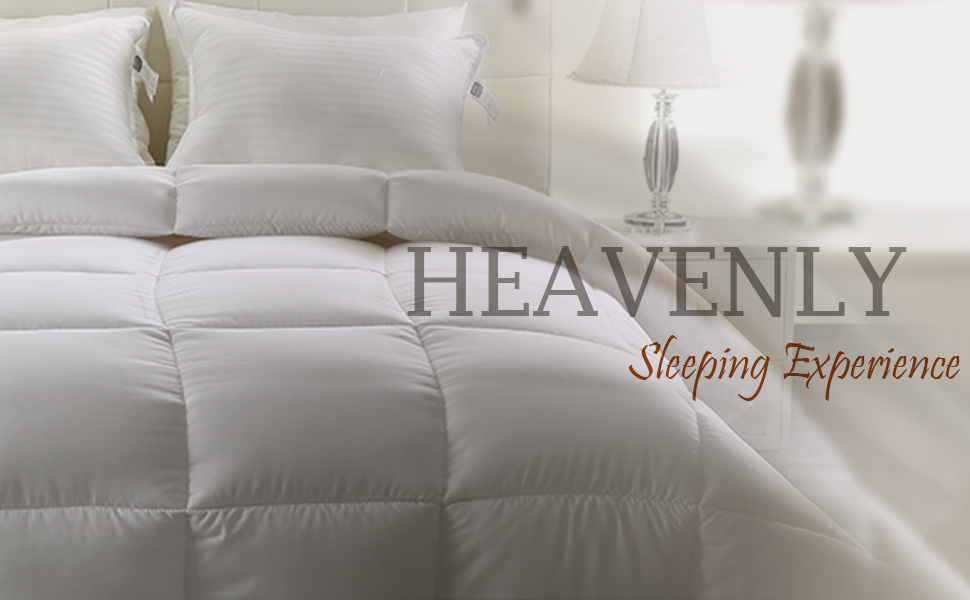 Utopia Bedding Comforter Duvet Insert Quilted Comforter with Corner Tabs Box Stitched Down