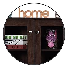 DeckUp Awana Book Shelf/Display and Storage Unit (Walnut, Matte Finish SPN-FOR1