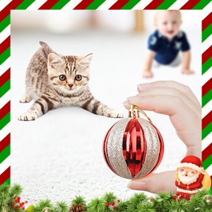 Shatterproof Christmas ornaments, ideal for families with kids and pets.