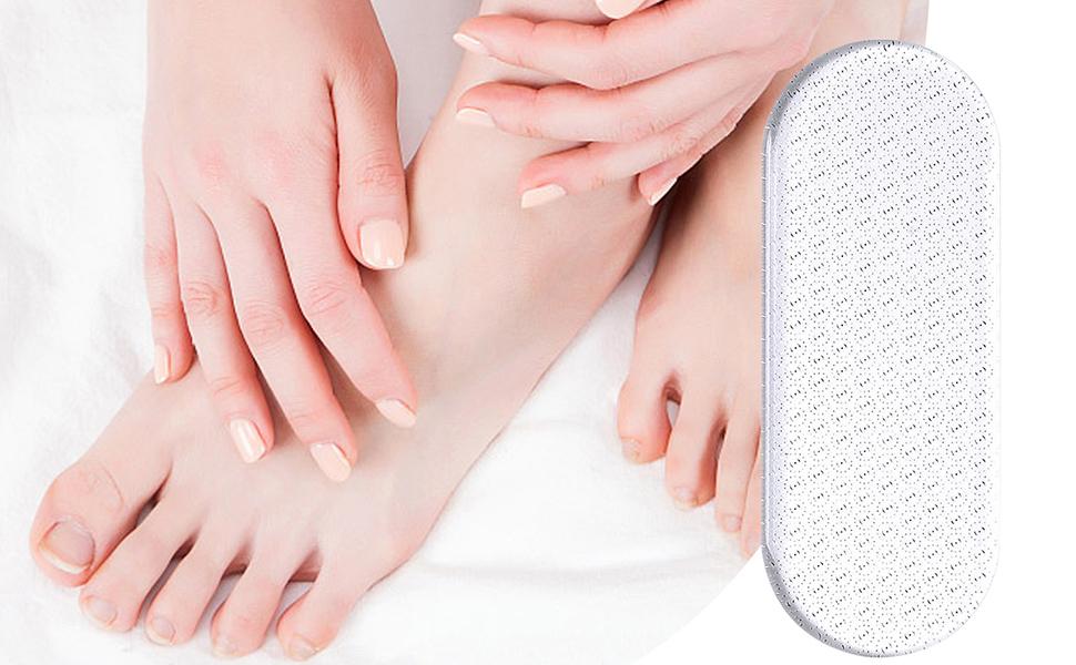 Glass file for feet, glass foot file callus remover
