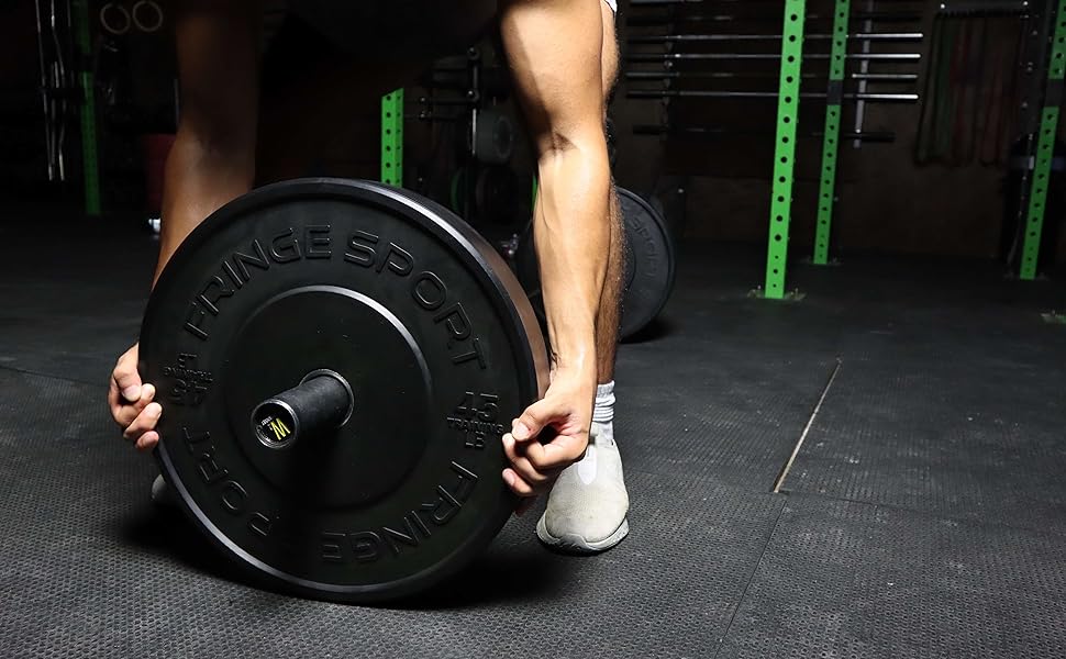 Fringe Sport Bumper Weight Plate Sets Low Odor Virgin
