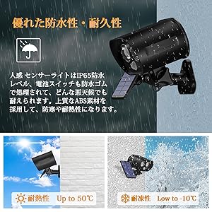 高品質LED ソーラーライト