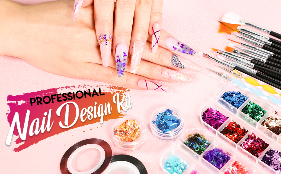 Nail Art Brushes Kit