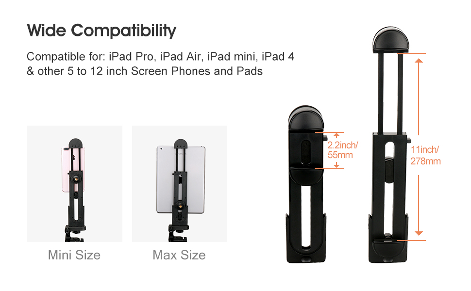 ipad tablet tripod