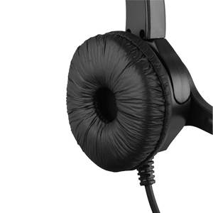 Telephone headset rotatable headbands