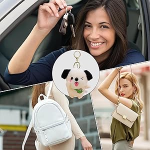 Amazon.co.jp: 犬のぬいぐるみキーホルダー、かわいい犬の