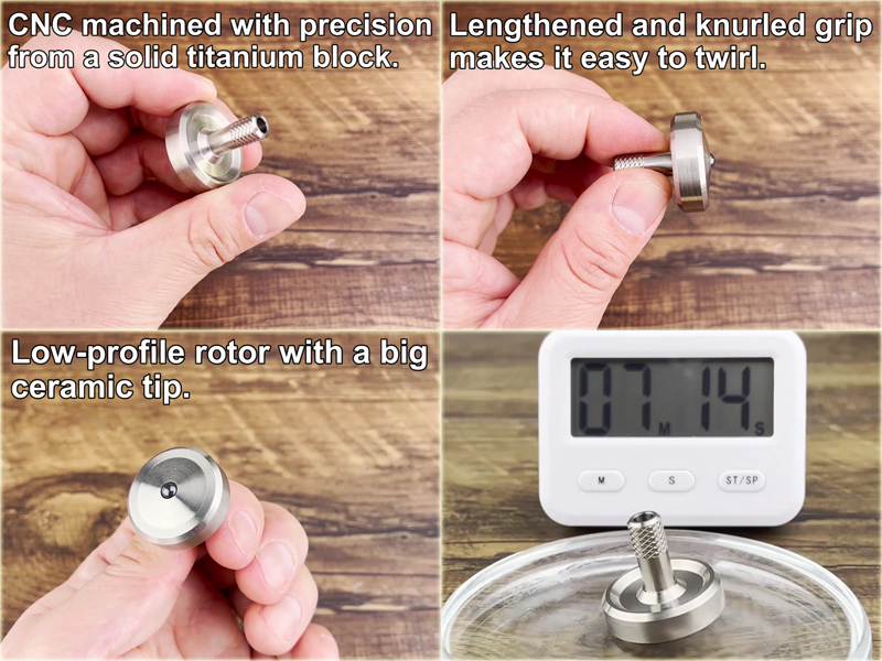 Amazon.com: DjuiinoStar Premium Titanium Spinning Top