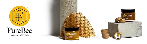 PureBee Logo und Produkte