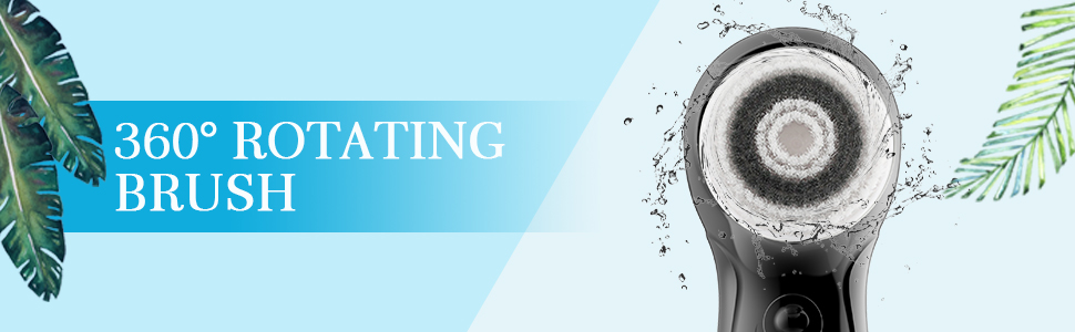 spin face cleansing brush