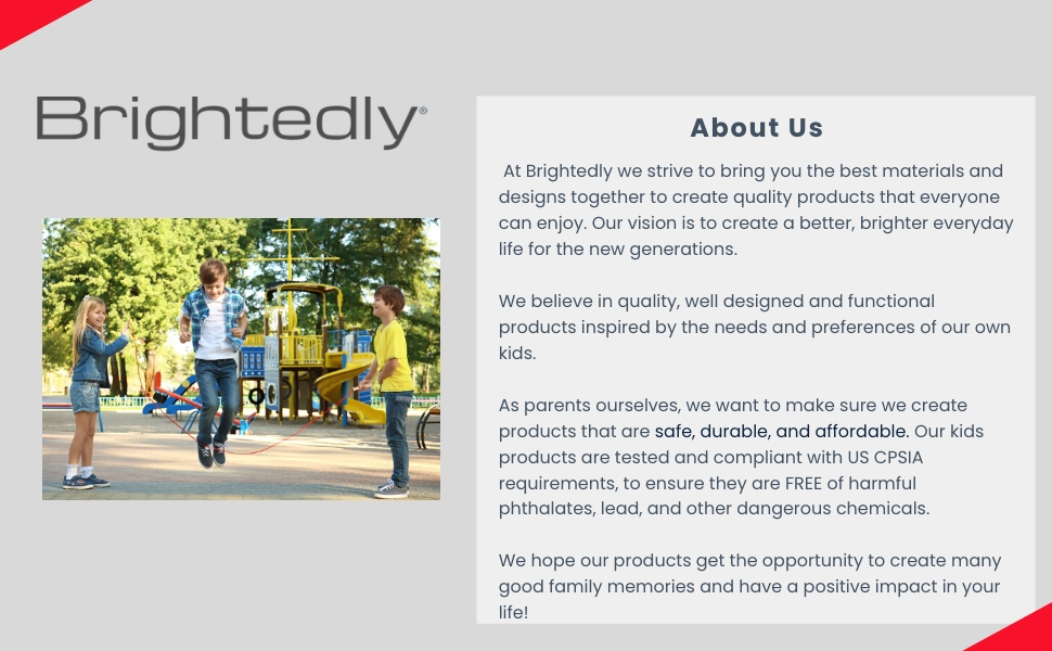 quality functional products safe durable affordable US CPSIA compliant No dangerous chemicals