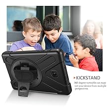 Shield case with kickstand allows you to watch your favorite movies shows apps slideshows hands free