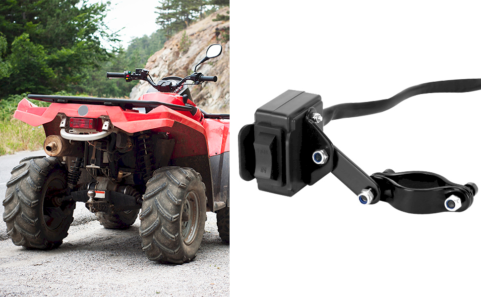 QWORK Winch Switch Kit for ATV UTV Compatible with