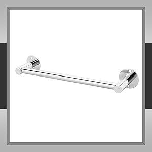 GARBNOIRE 12 INCH Stainless Steel Towel Bar | Bathroom Towel Rod Holder for Kitchen and Washroom