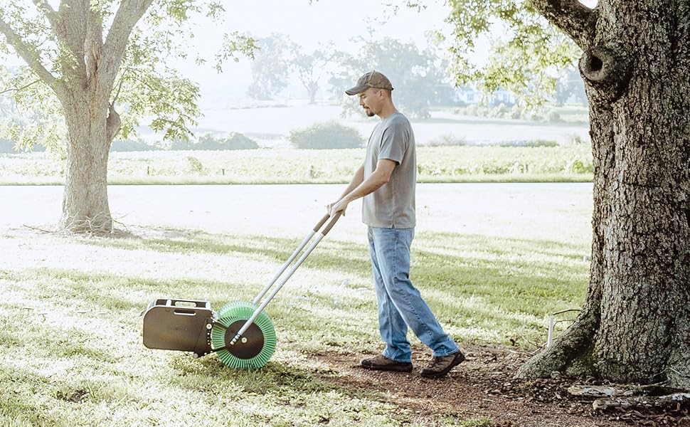 BagANut English Walnut Picker Upper 18" Push Harvester