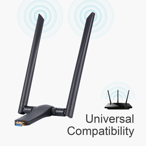 This Linux wifi adapter can works with any wifi routers, including 802.11 ac/a/b/g/n wifi routers
