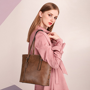 ハンドバッグ レディース ショルダーバッグ トートバッグ 3way A4 斜めがけ PUレザー 革 女性用 大容量 通勤 通学 おしゃれ ビジネスバッグ