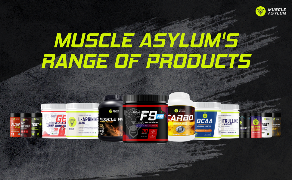Muscle Asylum F9 + Test | Pre-Workout with Test Booster 14 MA