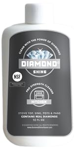 diamond shine kitchen cleaner cooktops ovens stoves glasstop sink pans pots
