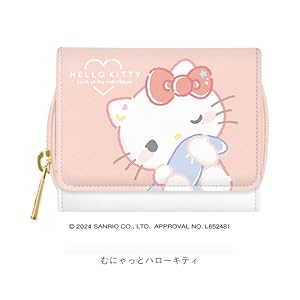 Amazon.co.jp: ハローキティ むにゃっと 三つ折り財布