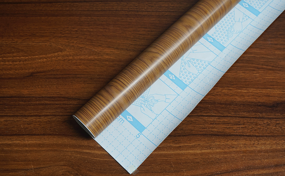 Brown Wood Wallpaper Self Adhesive Wood Peel and Stick