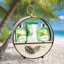 bath gift set, bath and body gift set, bath spa gift set, coconut spa set, coconut bath gift set, 
