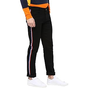 latest striped jeans