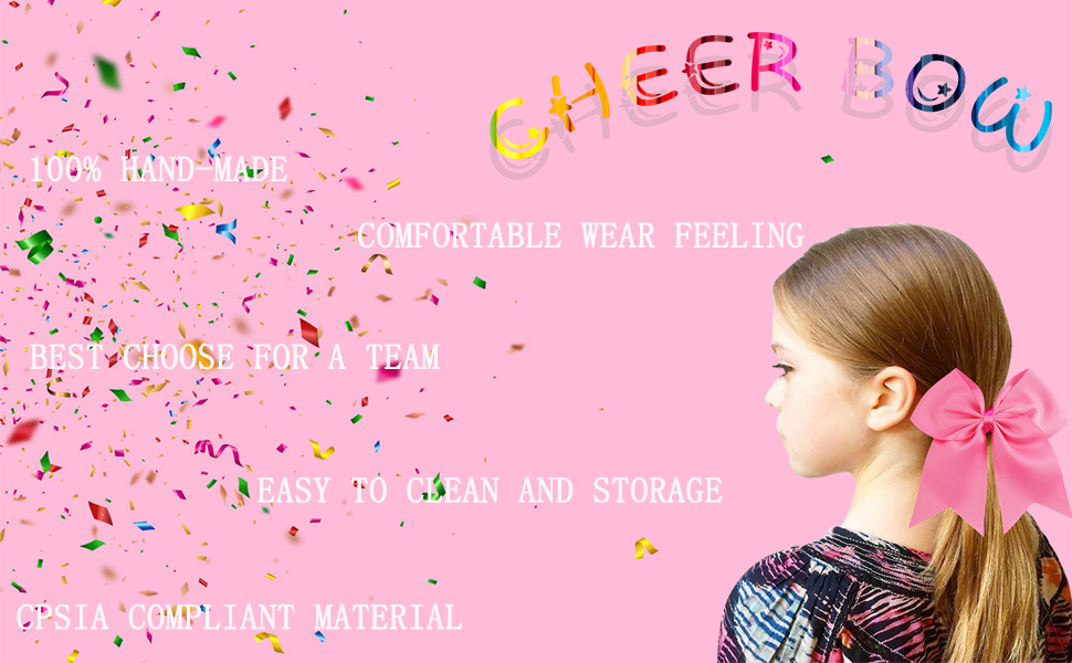 breast cancer cheer bow