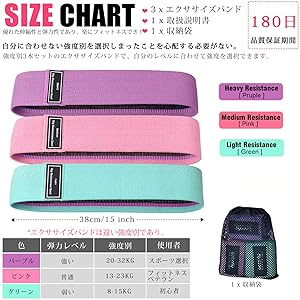 Amazon.co.jp: エクササイズバンド トレーニングチューブ 筋トレ