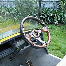 Golf cart steering wheel