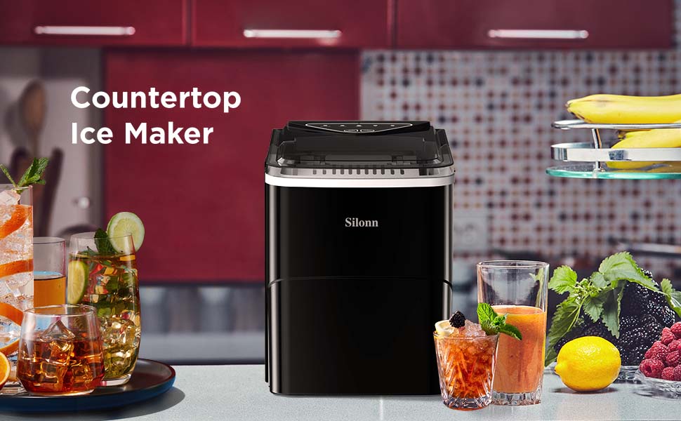 FRIGIDAIRE EFIC101BLACK Portable Compact Ice Maker and