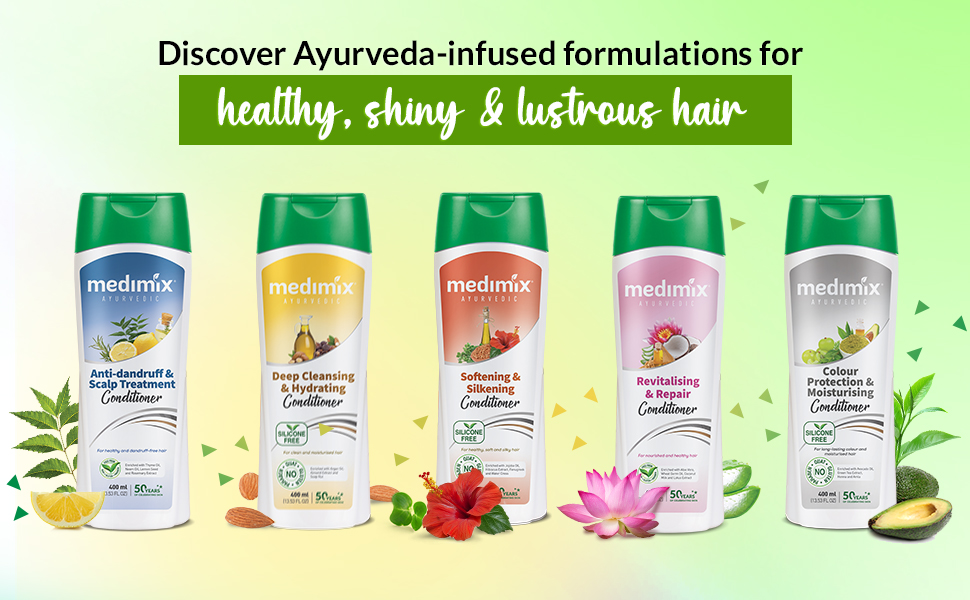 Buy Medimix Ayurvedic Voluminising & Bouncing Conditioner For