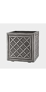 Stewarts Garden 60cm Varese Low Bowl Alpine Grey (4110077) On