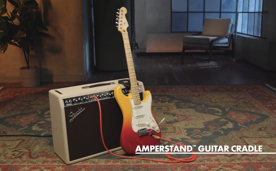 Fender Mustang GTX50 Guitar Amplifier, with Amperstand Guitar Cradle Guitar Cradle Fender Mustang GTX50 Guitar Amplifier, with Amperstand Guitar Cradle Guitar Cradle