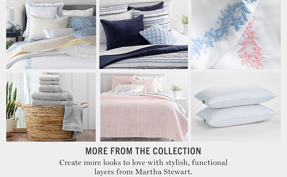 MARTHA STEWART Matilde Medallion Full Bed Sheets 4 Piece Set 100