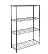 Amazon｜Amazonベーシック 4段スチールラック 棚 メタルラック